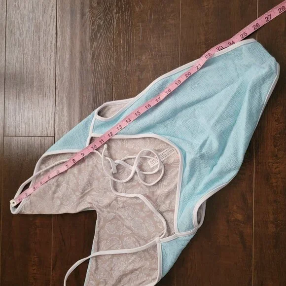 New Free People Free-est Amber One piece Swimwsuit Womens XL Beach Sexy Blue - Picture 5 of 6